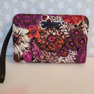 Vera Bradley "Rosewood" Zip Around Wallet w/Wristlet